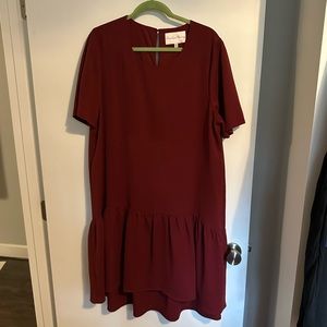Charles Henry High Low Dress